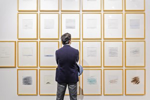 Cy Twombly, <a href='/art-galleries/hauser-wirth/' target='_blank'>Hauser & Wirth</a>, Art Basel (13–16 June 2019). Courtesy Ocula. Photo: Charles Roussel.
